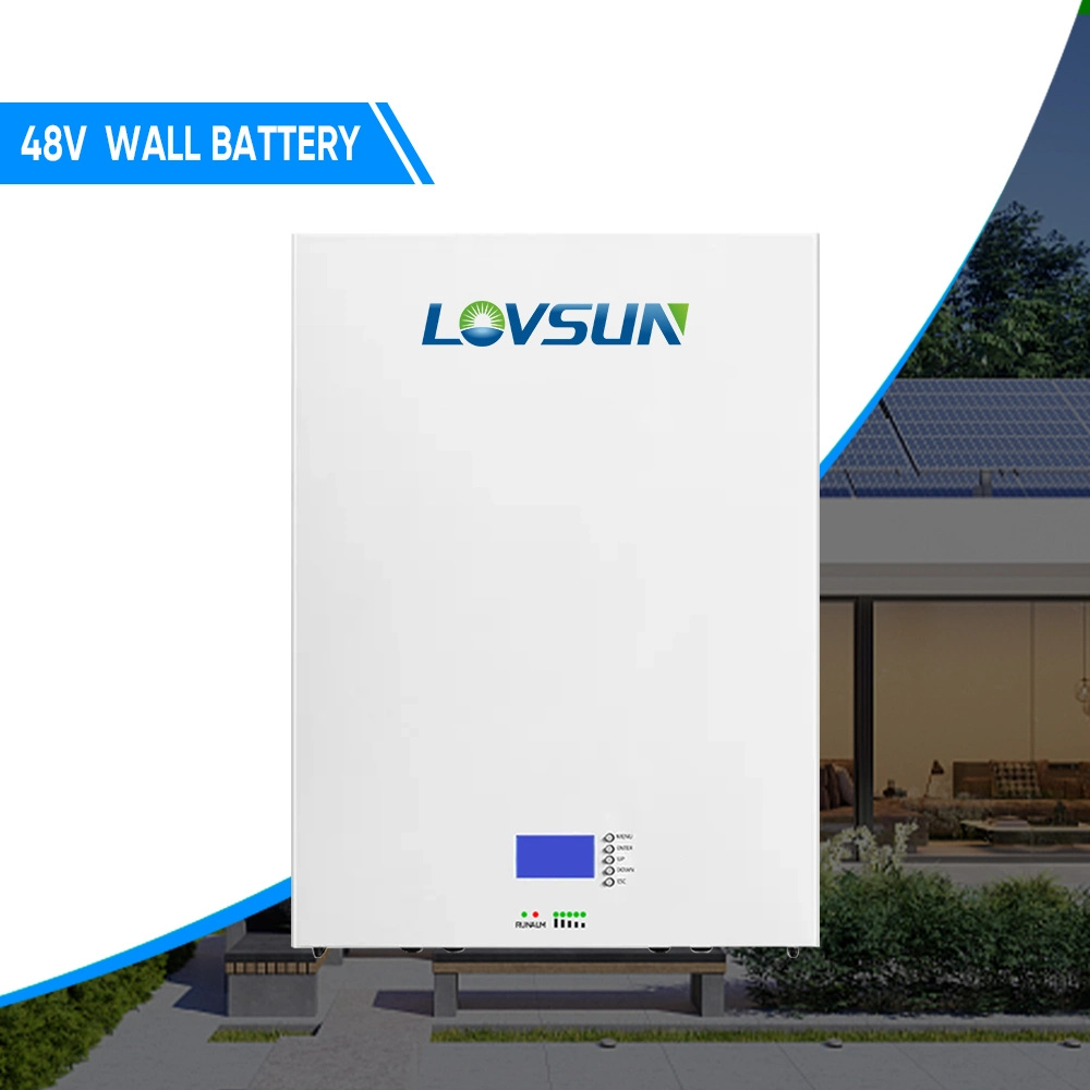 10kWh 48V 100Ah 200Ah Power Wall System Home LiFePO4 Lithium Energiespeicher Power Wall LiFePO4 Batterie für Zuhause