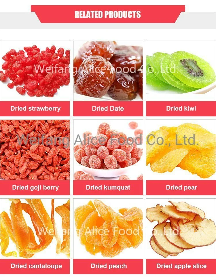 New Crop All Kinds of Dried Fruits Bulk Quantity Wholesale/Supplier Preserved Dehydrated Fruits