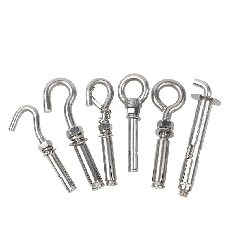 Stainless Steel Swing Bolt Sleeve Anchor Bolt Expansion Bolt with Eye Hook