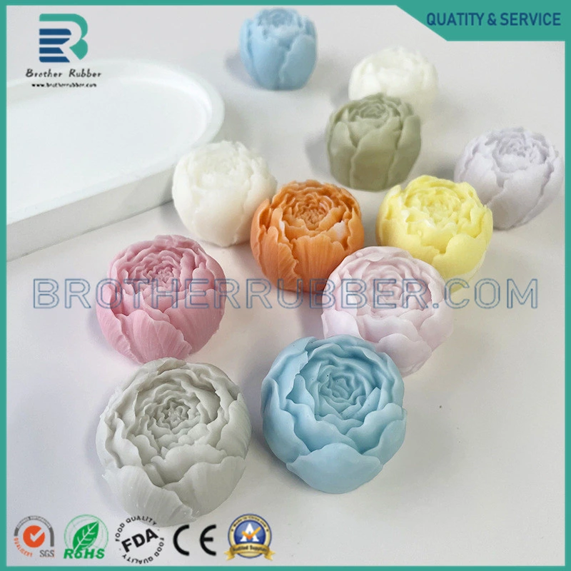 Flower Scented Candle Silicone Mold DIY Rose Car Decoration Mold