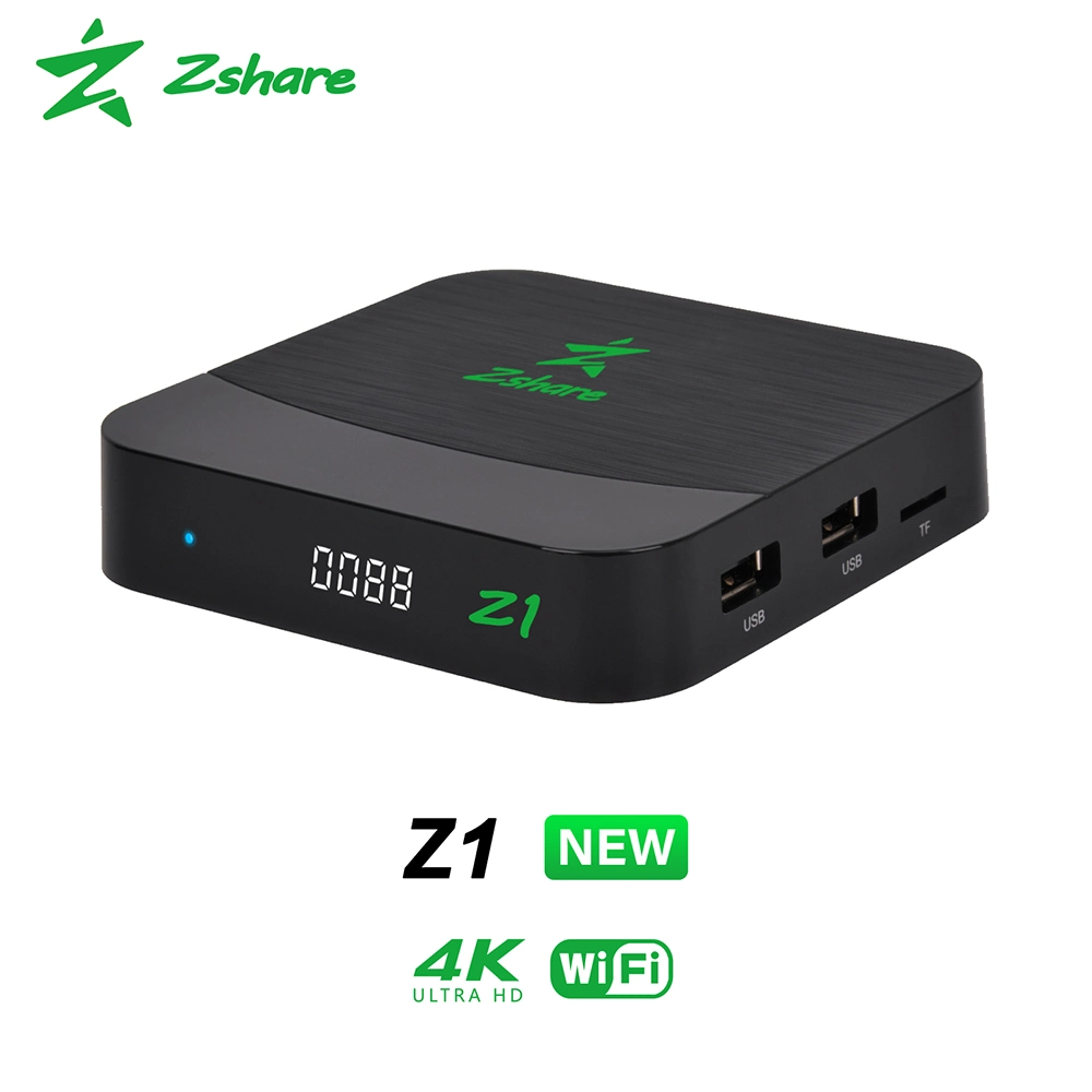 Zshare Z1 Android TV Box Certificado Amlogic S905W2 Xtream IPTV Channel Box