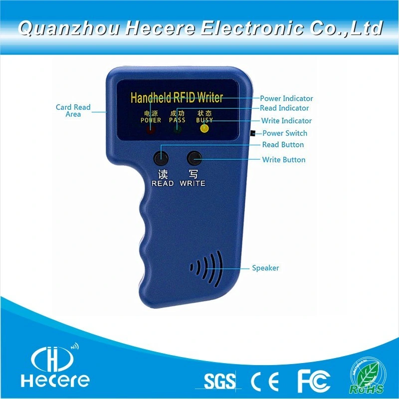 High Performance Handheld Portable 125kHz RFID Card Copier Reader Writer