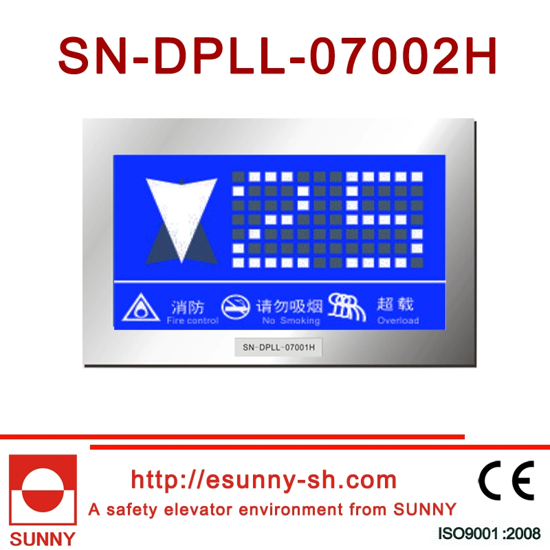 Pantalla indicadora LCD para repuestos de ascensores