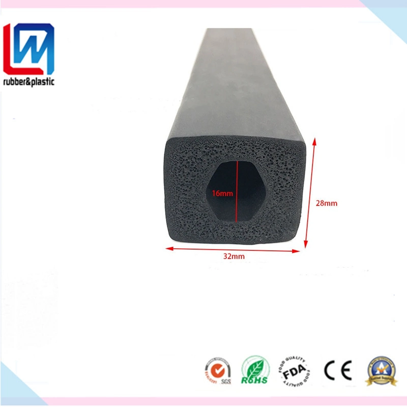 Hollow EPDM Foam Sponge Rubber Door Seal Gasket Strip for Sealing