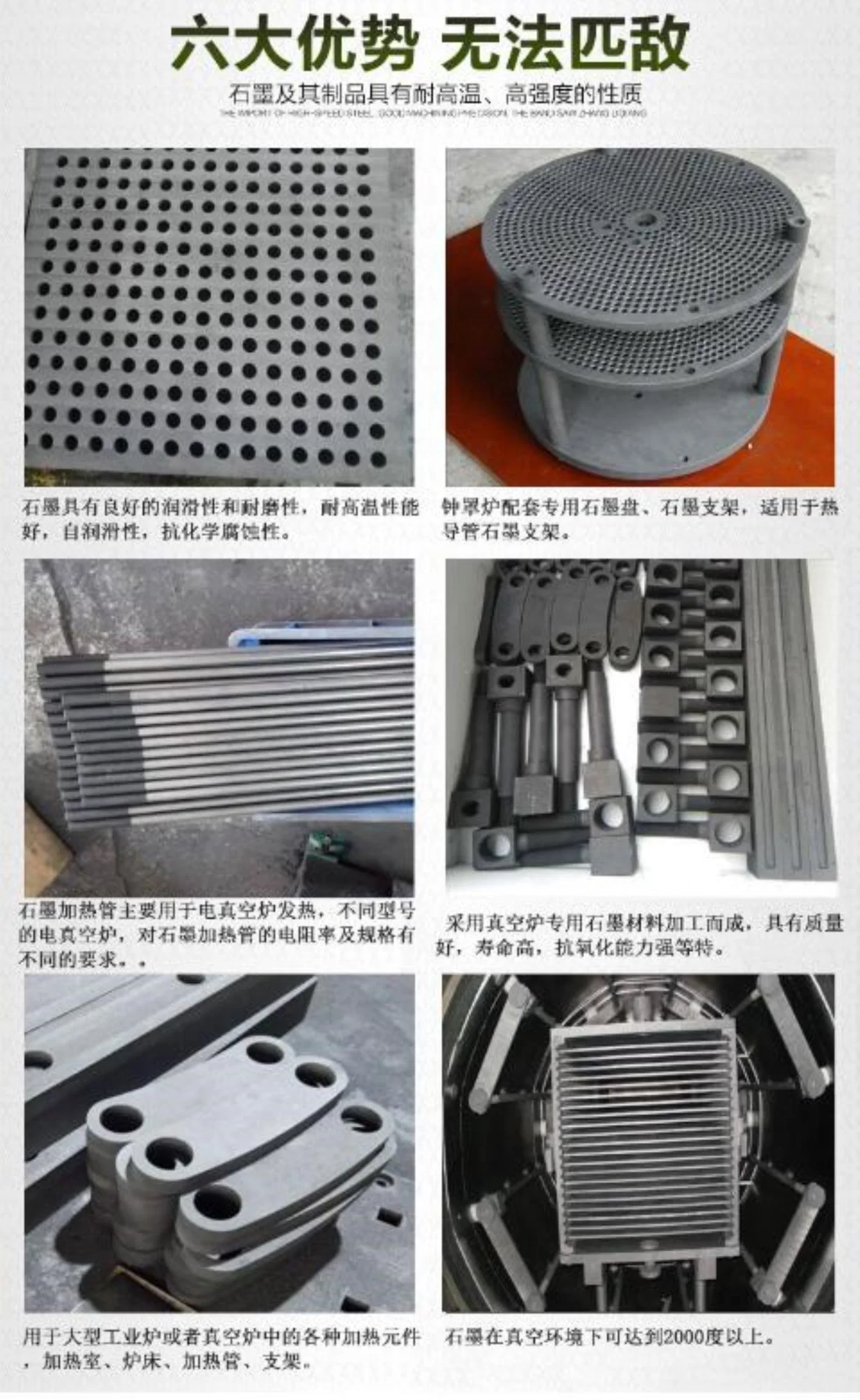 Graphite Products for High Temperature Vacuum Furnace