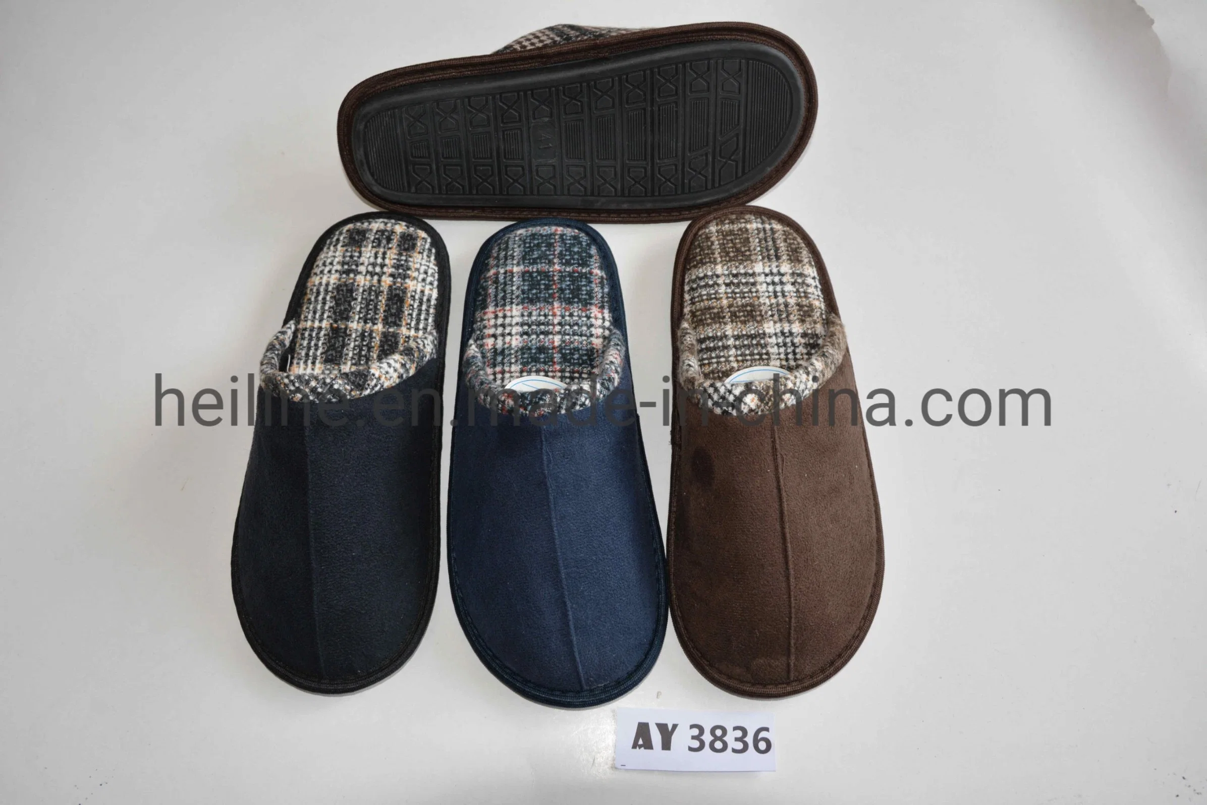 2020 Winter Style Comfortable Mens Insole House Bedroom Slippers