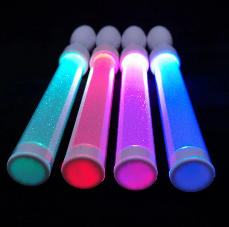 Customized Remote Control Rechargeable LED Glow Music Stick Light