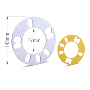 Espaçadores de roda universais de 3 mm para a maioria das 4 e 5 rodas PCD 98 mm - 120 mm