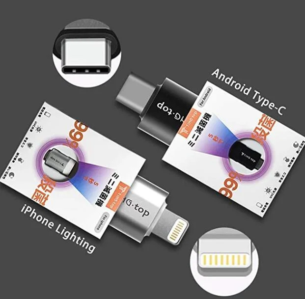 Los dispositivos portátiles de Android Apple Teléfono la luz UV higienizador de desinfección la desinfección de dispositivo de luz UVC Esterilizador Equipo