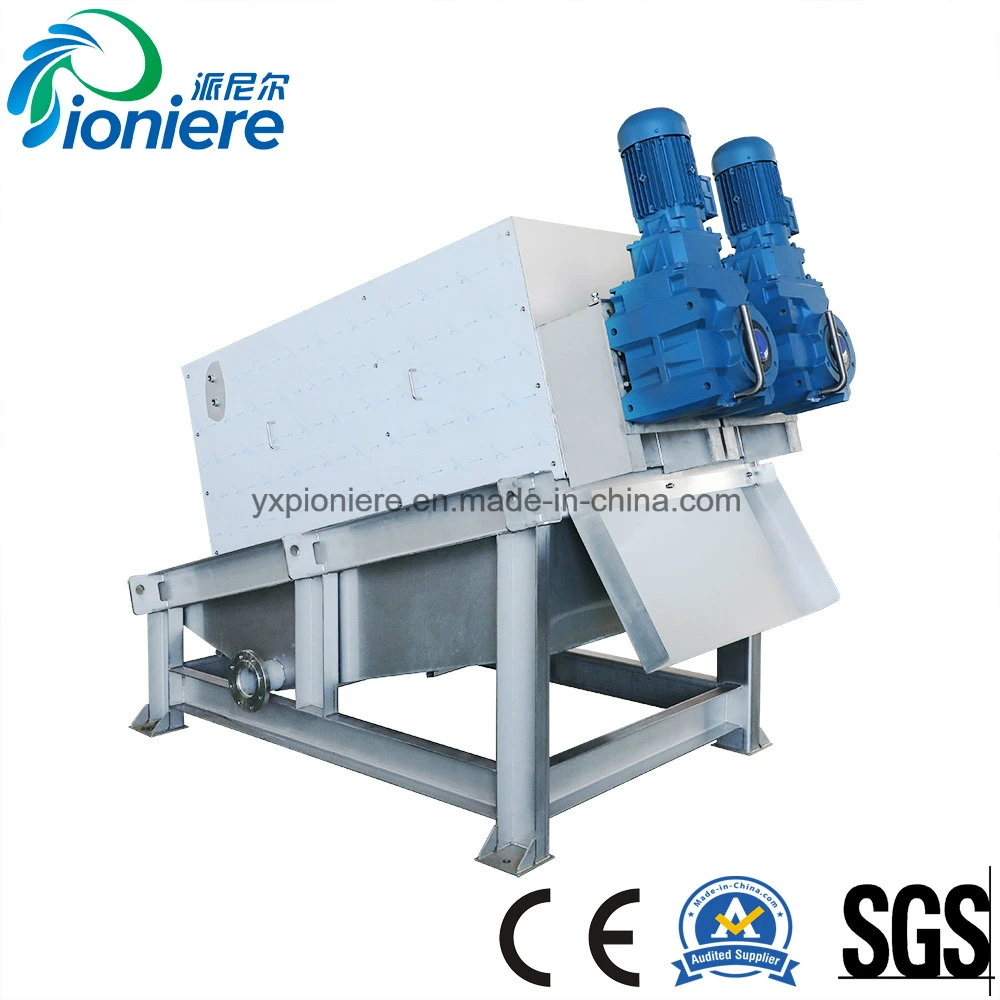 Automatic Volute Waste Water Treatment Equipment Sludge Dewatering for Dairy Farm