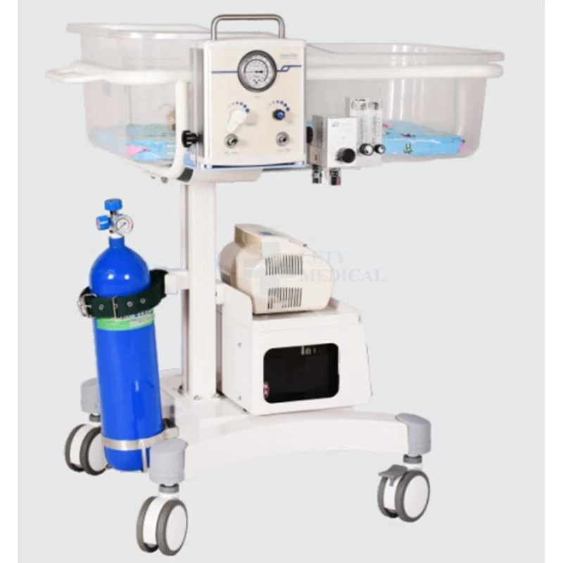 Hospital Neonatal Transporter System Infant Transport Cart with Rescusiator for Women's and Children's Hospital