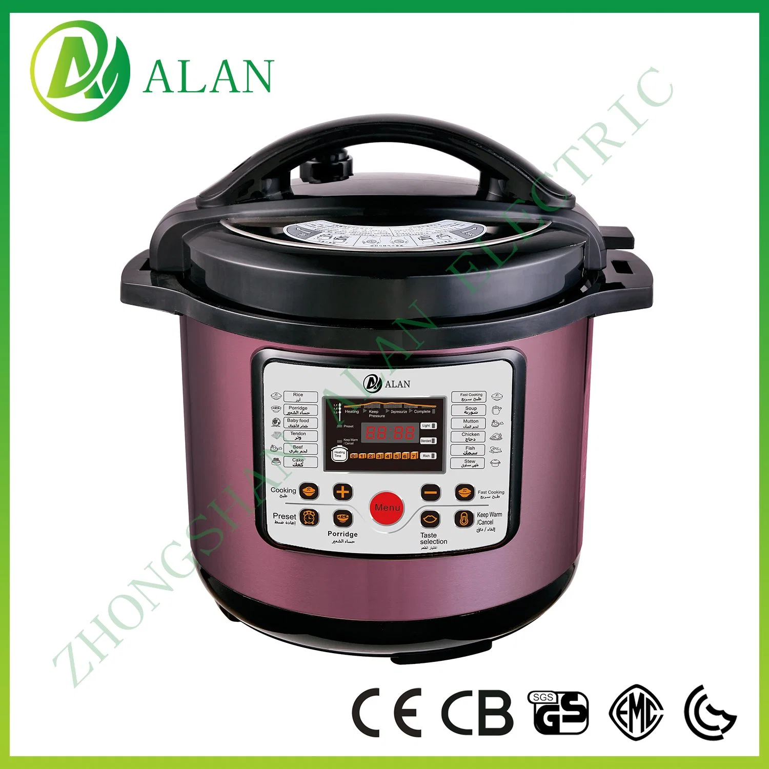 Hosehold Large Capacity Soup Cooker Deep Fry Electric Pressure Cooker for Home Use