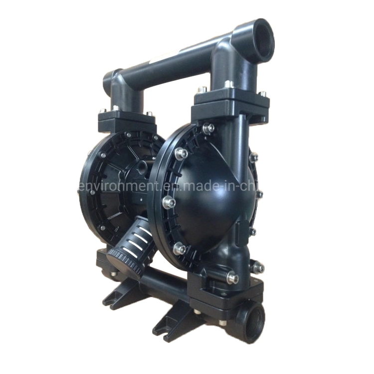 Qby Large Flow Stainless Steel Pneumatic Double Diaphragm Pump