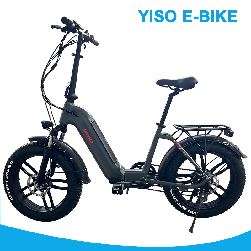 30% off 2024 New Hot Myatu 20 Inch Folding Fat Tire Electric Bike with Magnesium Integrated Wheel