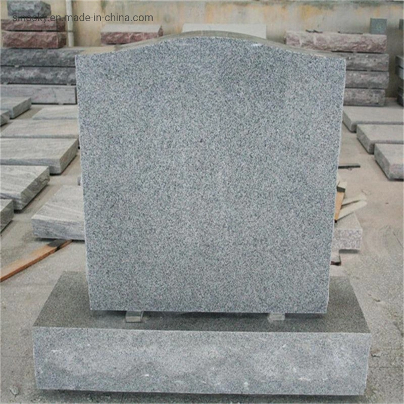 Серый гранит Headstone сделать в Китае