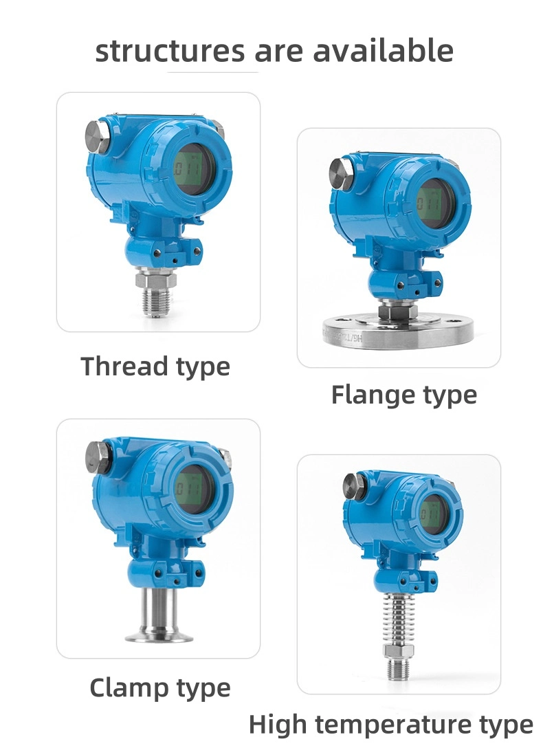 HPT-2 Explosion-Proof Pressure Diffusion Silicon Intelligent Digital Display Pressure Sensor High Precision Hydraulic Pressure Transmitter