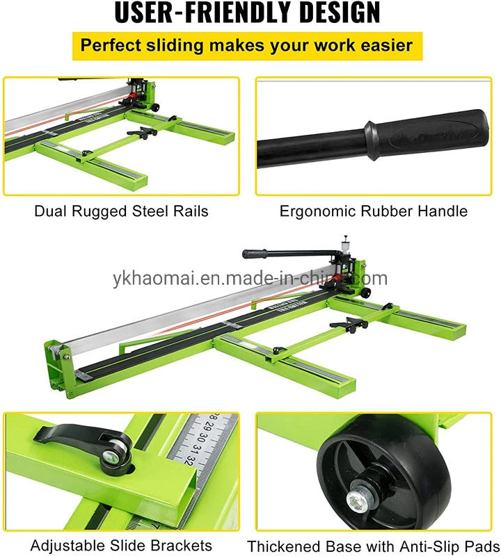 39 Inch 1000mm Manual Tile Cutter All-Steel Frame, Tile Cutting Machine W/Laser Guide and Bonus Spare Tile Cutter Hand Tool for Precision Cutting Porcelain Cera