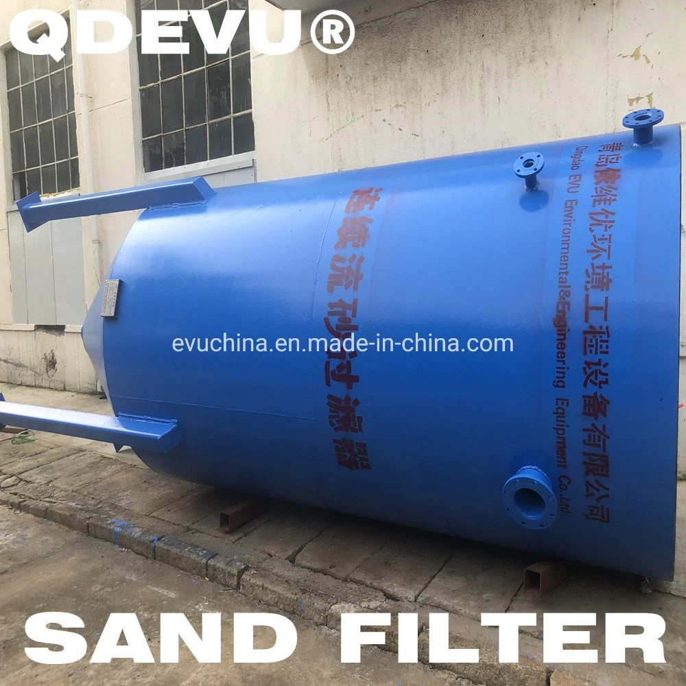 Potência eléctrica profundo de esgoto sistemas de tratamento de filtro mecânico com fluxo contínuo Sand/Sand-Bed Upflow Filtro Filtro de areia de Águas Residuais