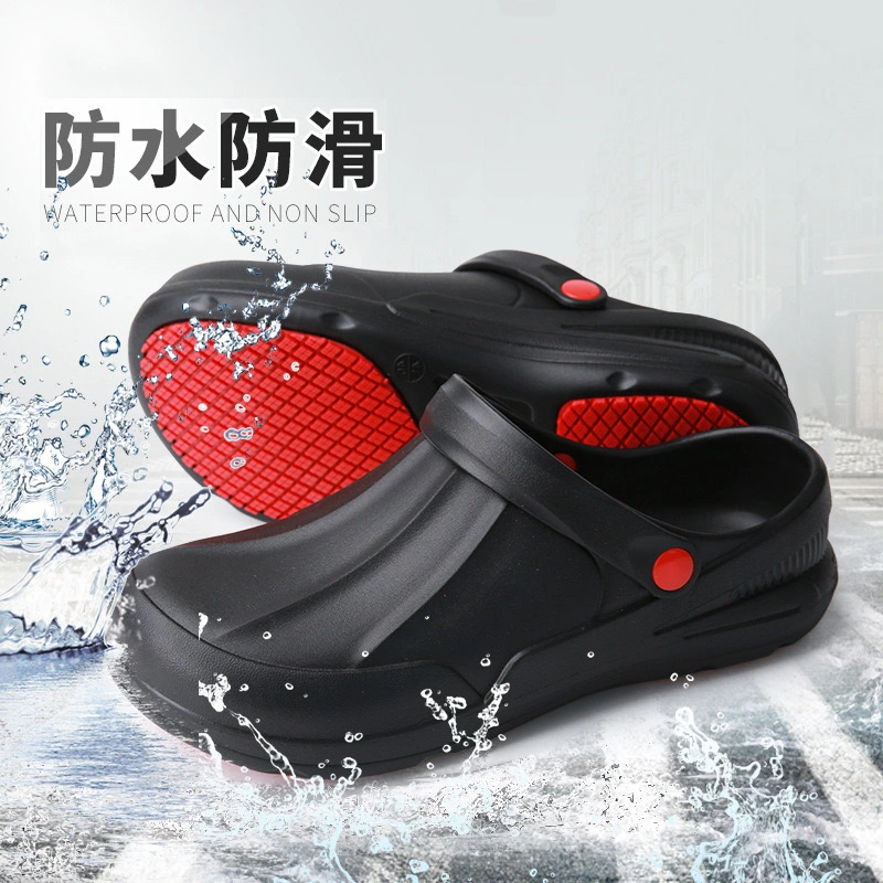 Waterproof Oil Resistant Work Safety Shoes for Hotel Chef Kitchen Restaurant