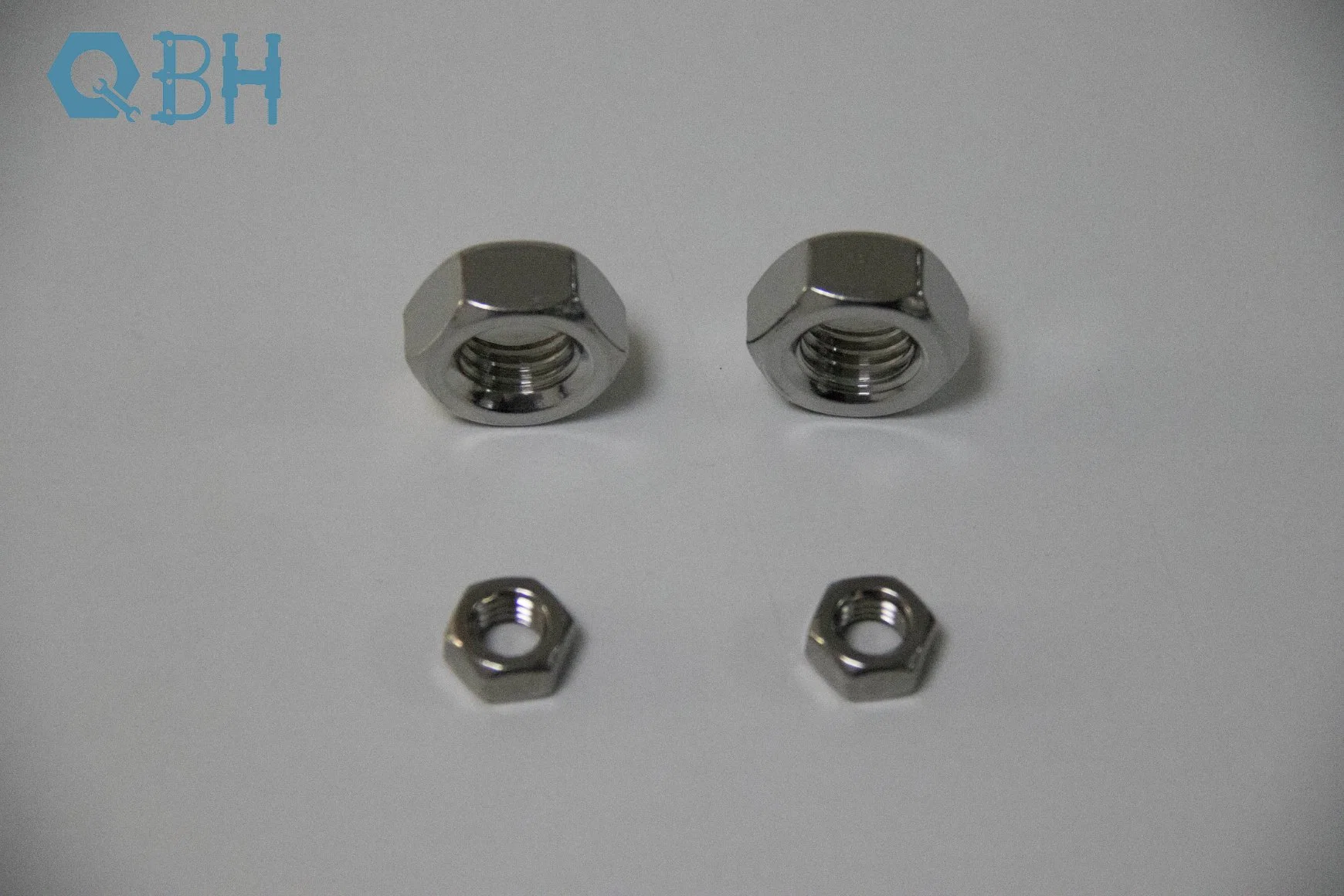 Qbh DIN 934 Carbon Stainless Steel Hex Hexagonal Hexagon Nut Inconel/Zinc/Black/H. D. G Plated Connecting Rod Conrod Nut