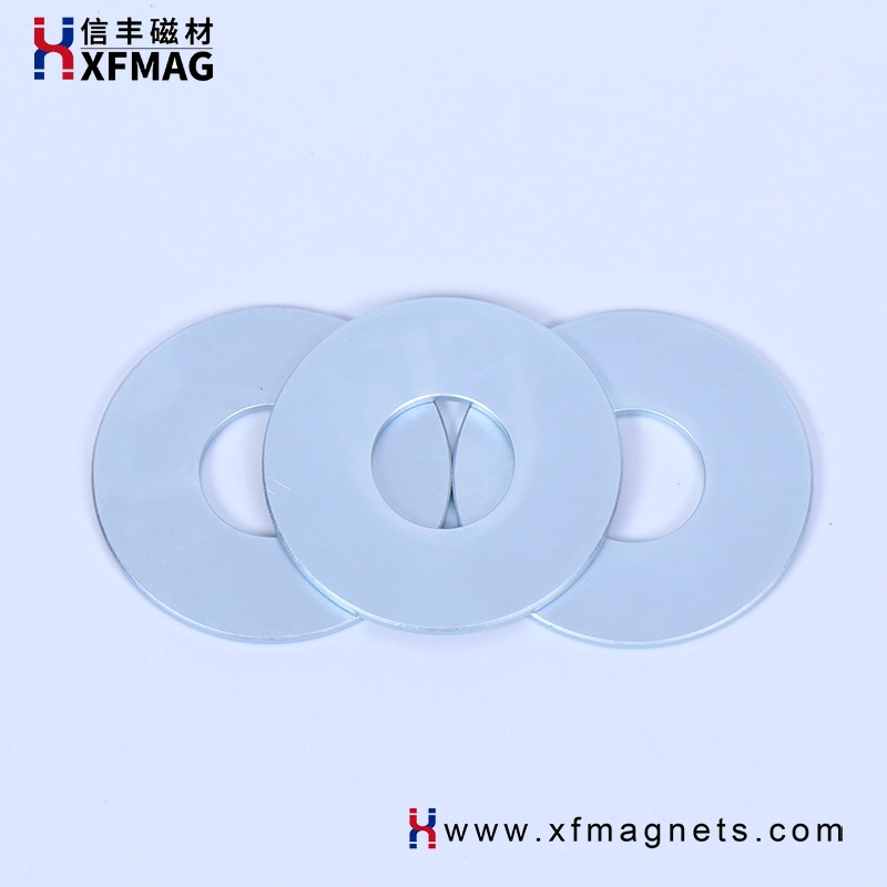 Zinc Round Ring Circular Sintered Strong Permanent NdFeB Neodymium Magnet