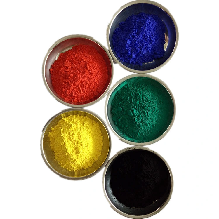 Iron Oxide Red Yellow Blue Green for