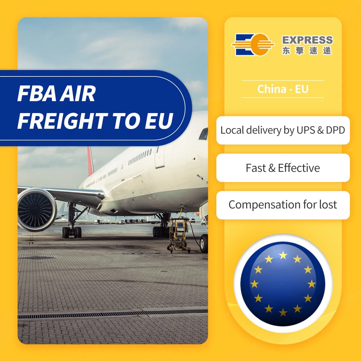 Dropshipping FBA Forwarder sea Freight de China a la UE Amazon