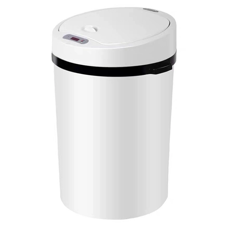 Trash Smart Can Touch-Free Intelligent Trash Bin Automatic Kitchen Smart Trash Can Sensor Battery -U