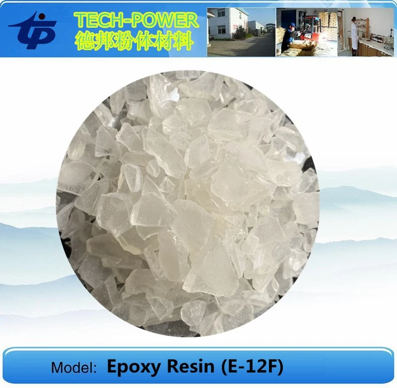 Clear BPA Solid Epoxy Resin E12 with Liquid Flowing Agent