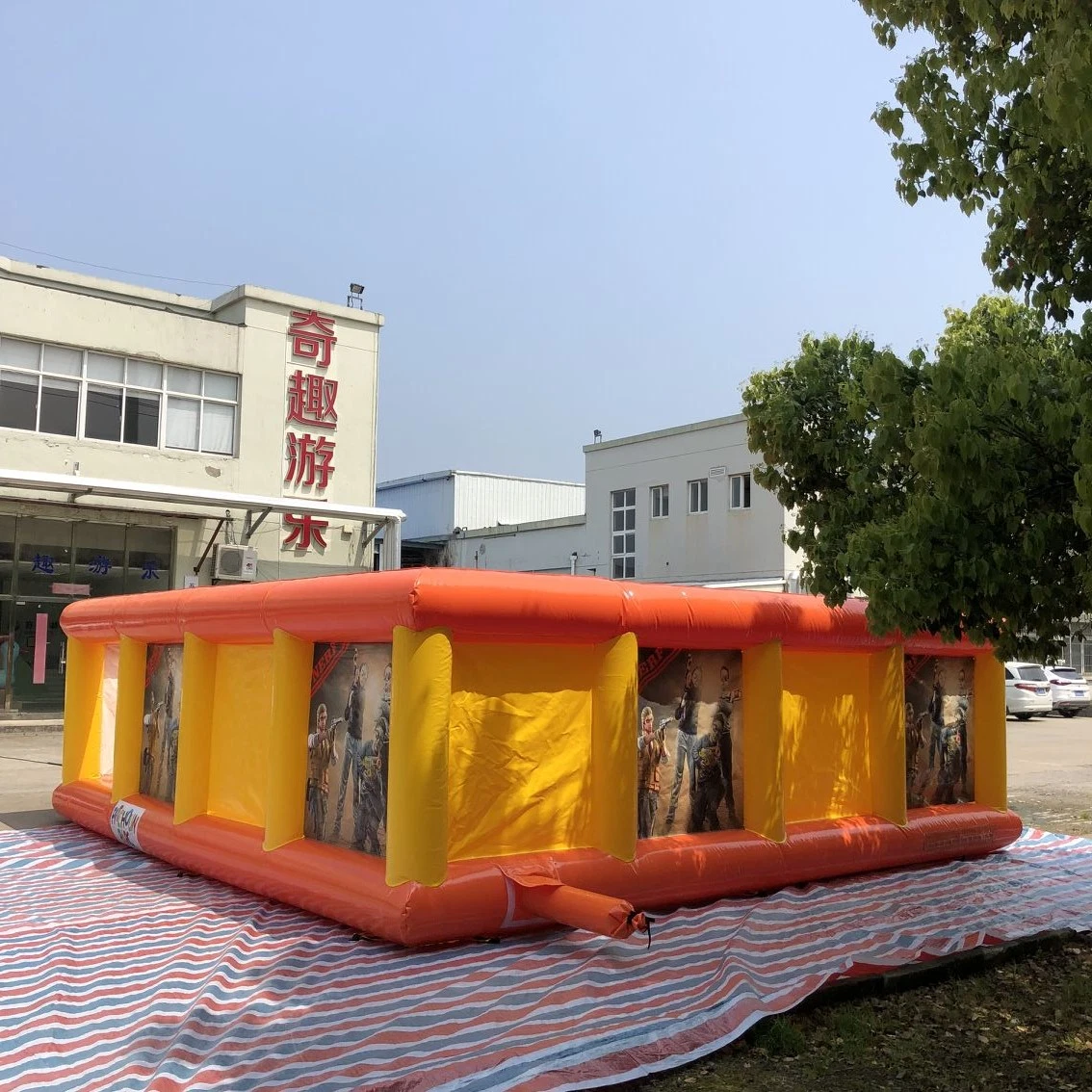 Attractive Amusement Park Inflatable Maze Obstable Course Game for Sale