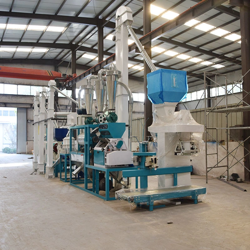 10 Tons Per Day Tpd Corn Grinding Plant Corn Flour Mill Packing Scale