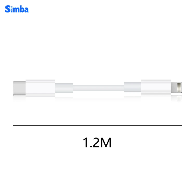 Factory Wholesale/Supplier Data Cable 3A Fast Charging for Apple Phone C Tolighting Mobile Phone Charging Cable 1.2m