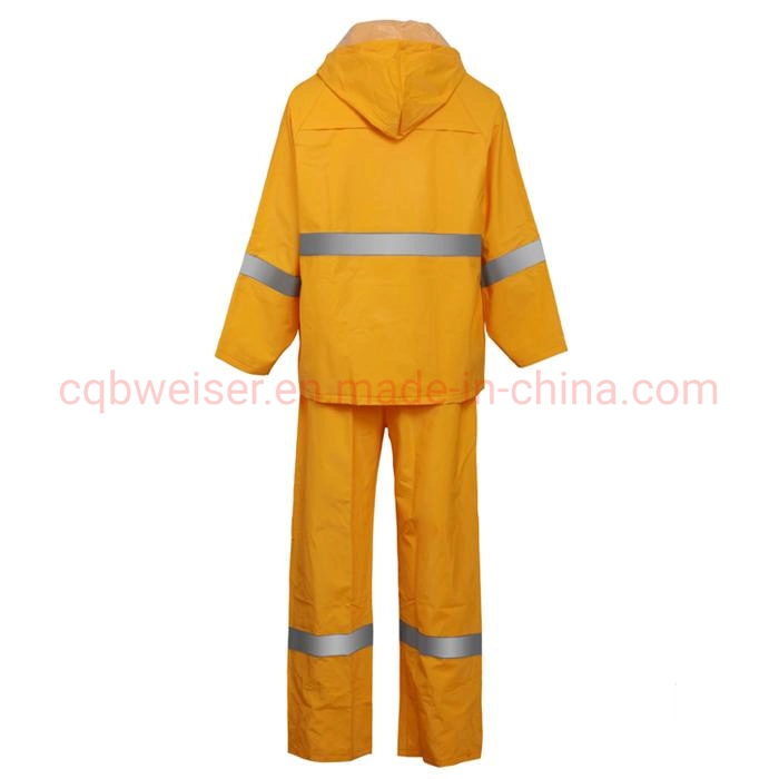 Men's and Women's Raincoat Pants Rainsuit Layer Breathable Split Raincoat