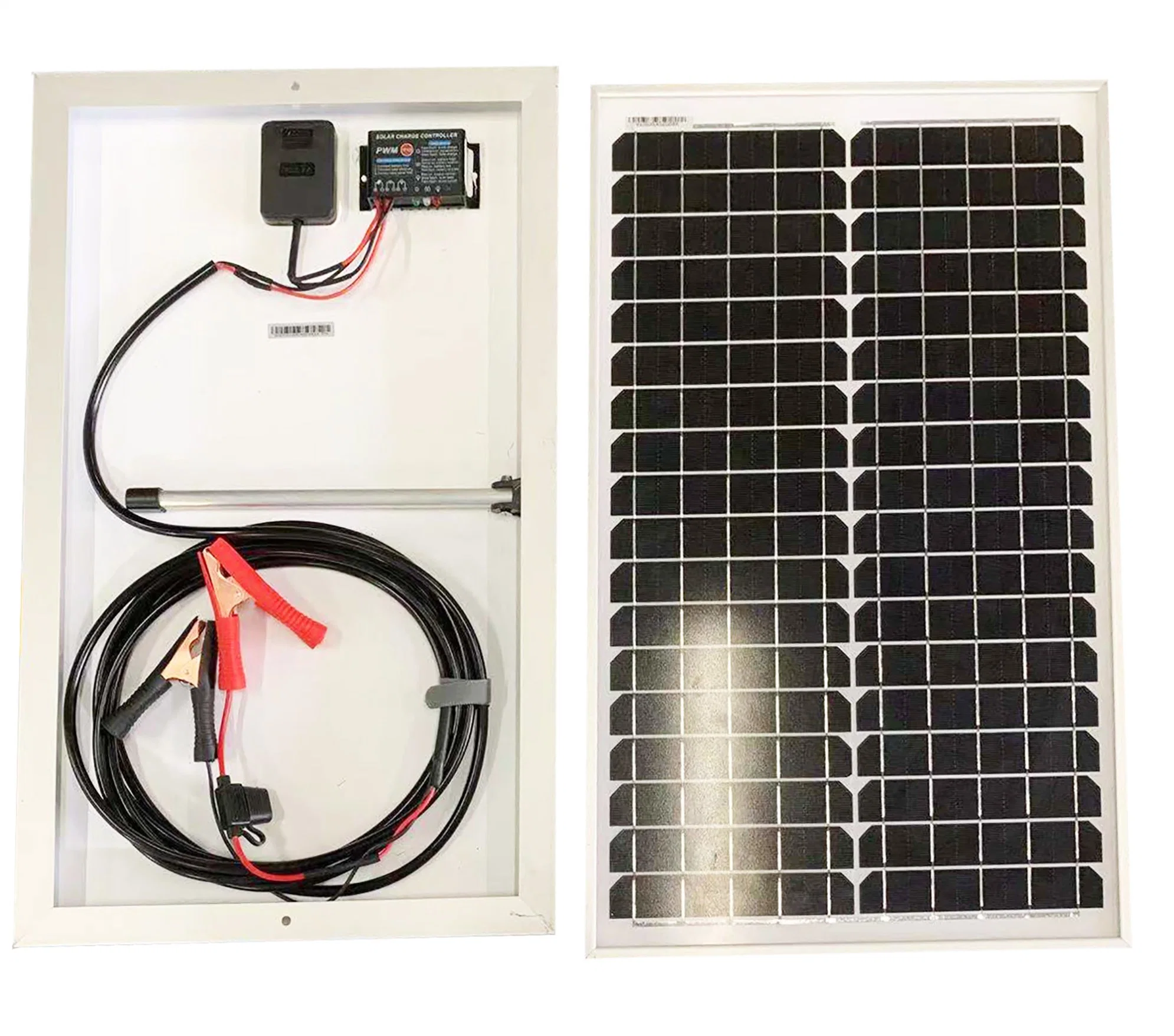 Energía renovable sistema de Luz Solar con 50W Panel Solar con Luz LED