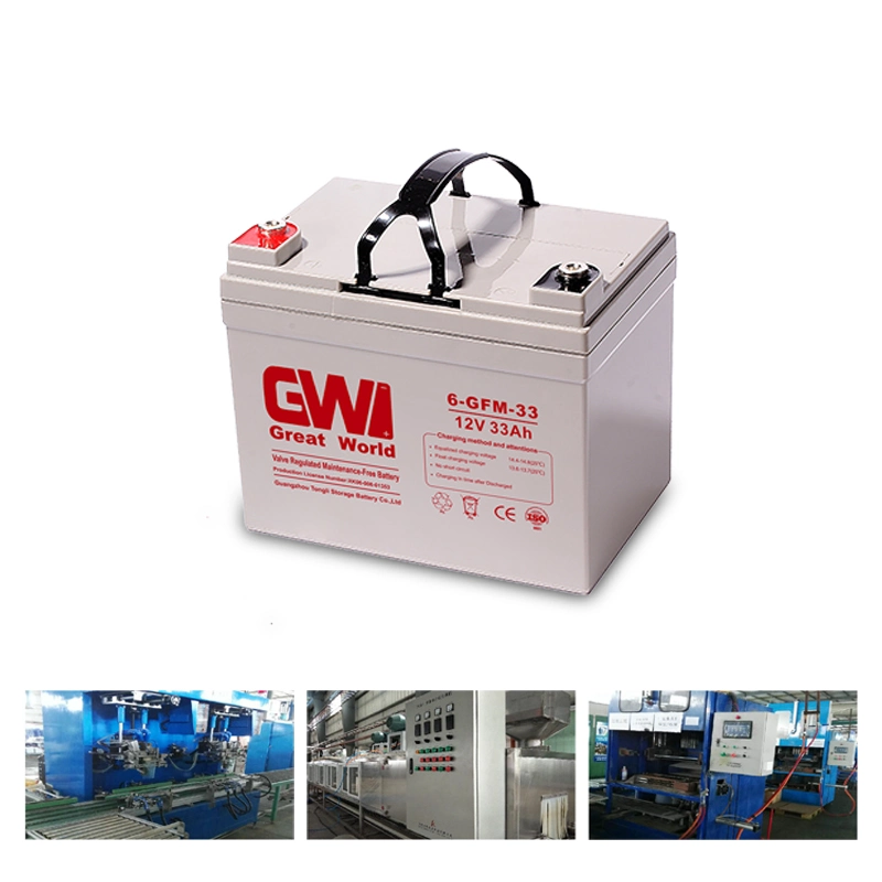 Golf Car E-Vehicle Battery 8V 200ah Deep Recycle Long Service Time AGM