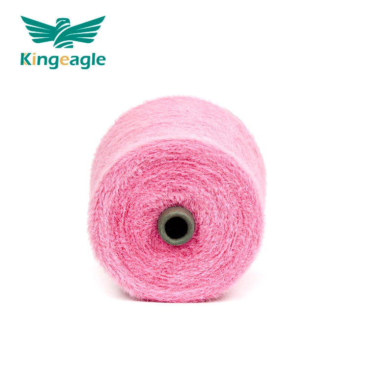 KingEagle Atacado Clássico tingido Rosa Moda nylon Feather Eyelash Fios