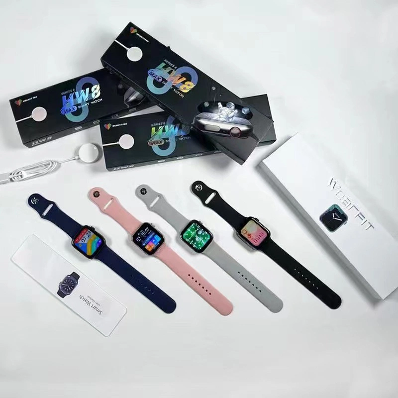 S8 Montre Huaqiangbei Hw8max Smart Watch 1,99 pouces HD Écran complet Assistant vocal Smartwatch