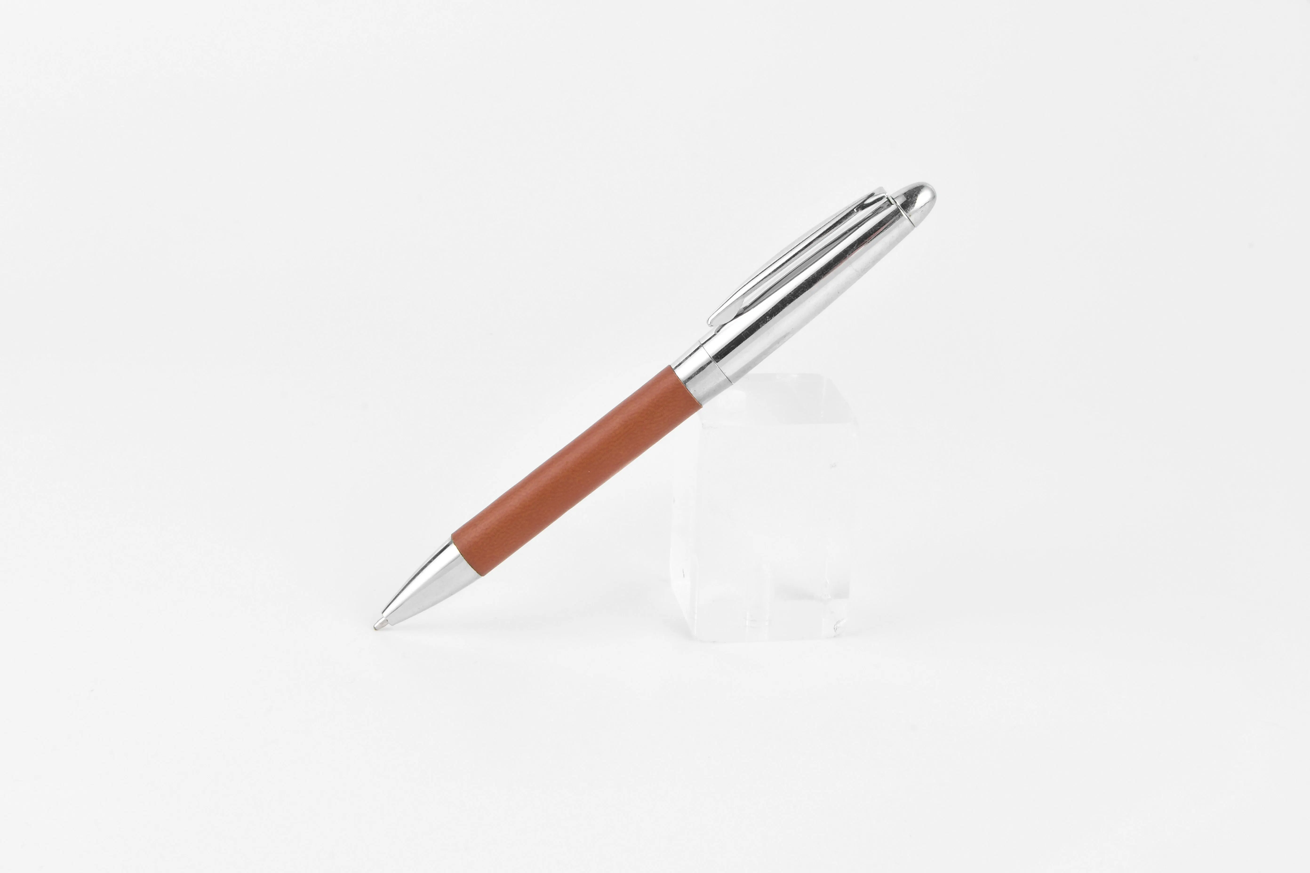 Ballpoint Pen Genuine Leather Gift Pen Signature Pen for Business Office