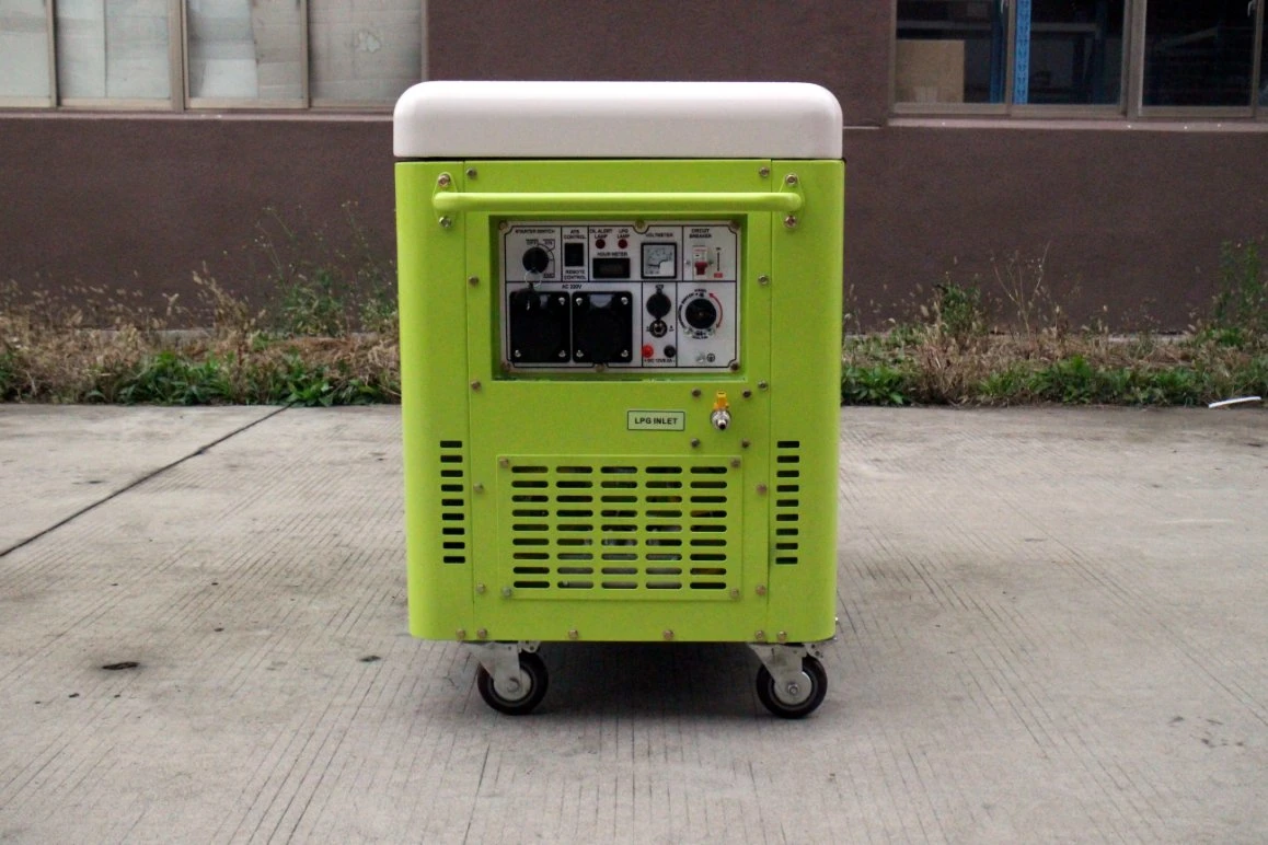 Slong 8000watt Silent Diesel Dual Fuel Generator LPG Natural Gas Generator