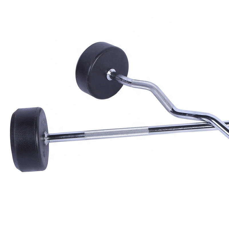 Weight Lifting Gym Equipment Fixed Straight Barbell