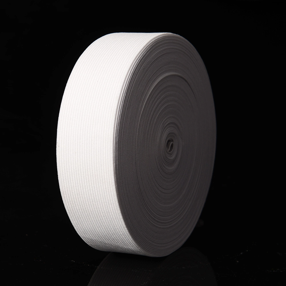 Wholesale/Supplier 30mm White Knitted Elastic for Underwear Sewing