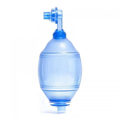 Medical Manual PVC Ambu Bag Resuscitator Single Use Blue Color