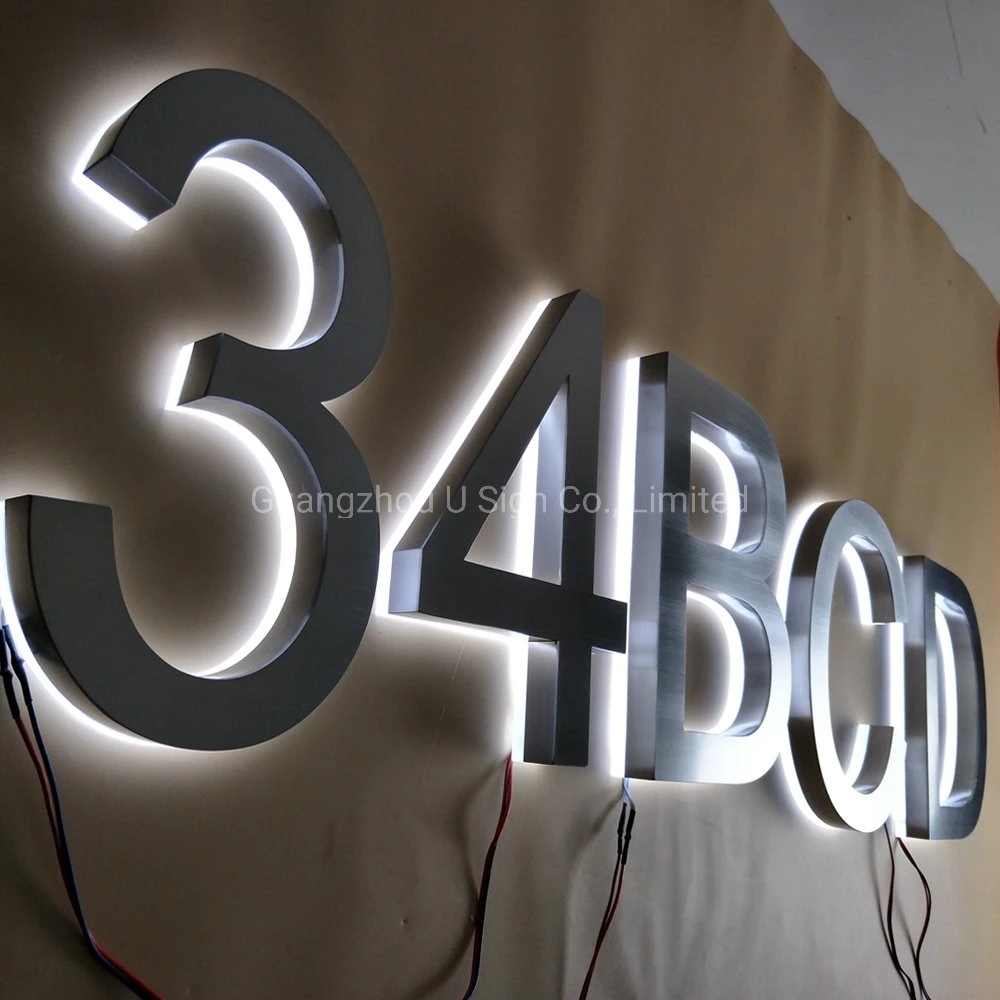 Custom Metal Sign for Hotel Door Number Plates