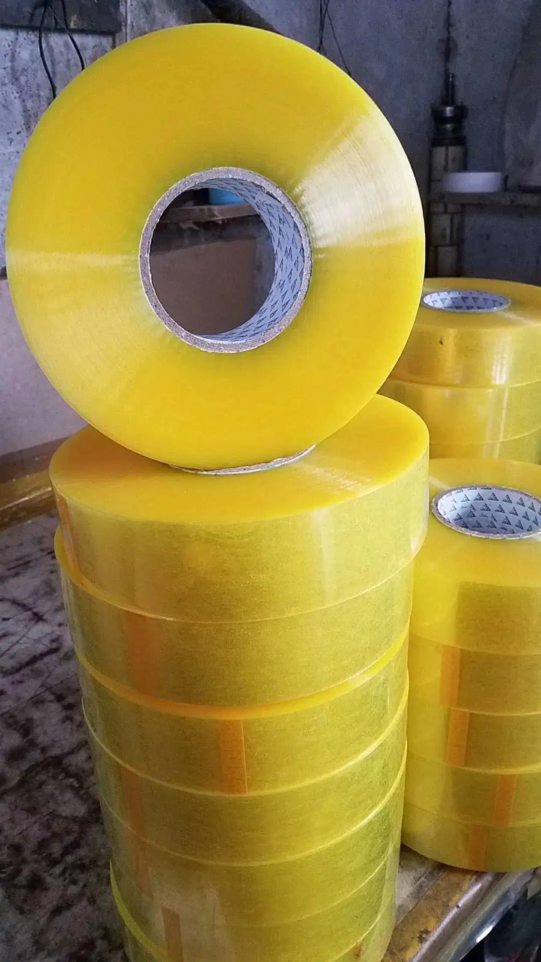 Yellowish Transparent Tape Adhesive Carton Sealing Tape Stationery Tape