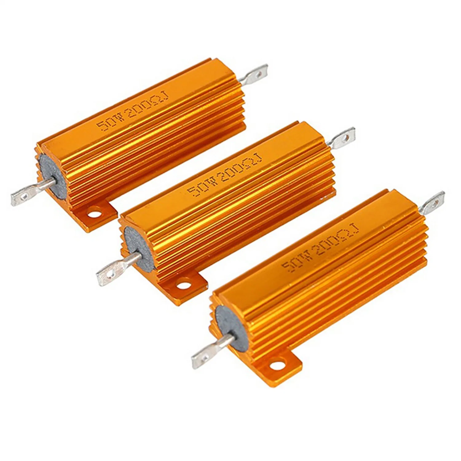 Load Resistors for LED Headlights, Power Wirewound Resistors Aluminum Housed