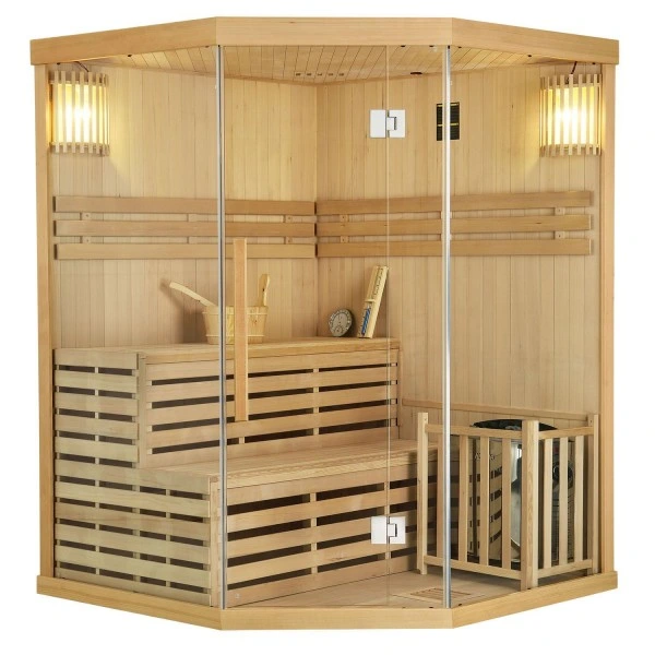 modern Design Hemlock Tradtional Sauna Wooden Finnish Sauna Vapor Sauna Steam Sauna