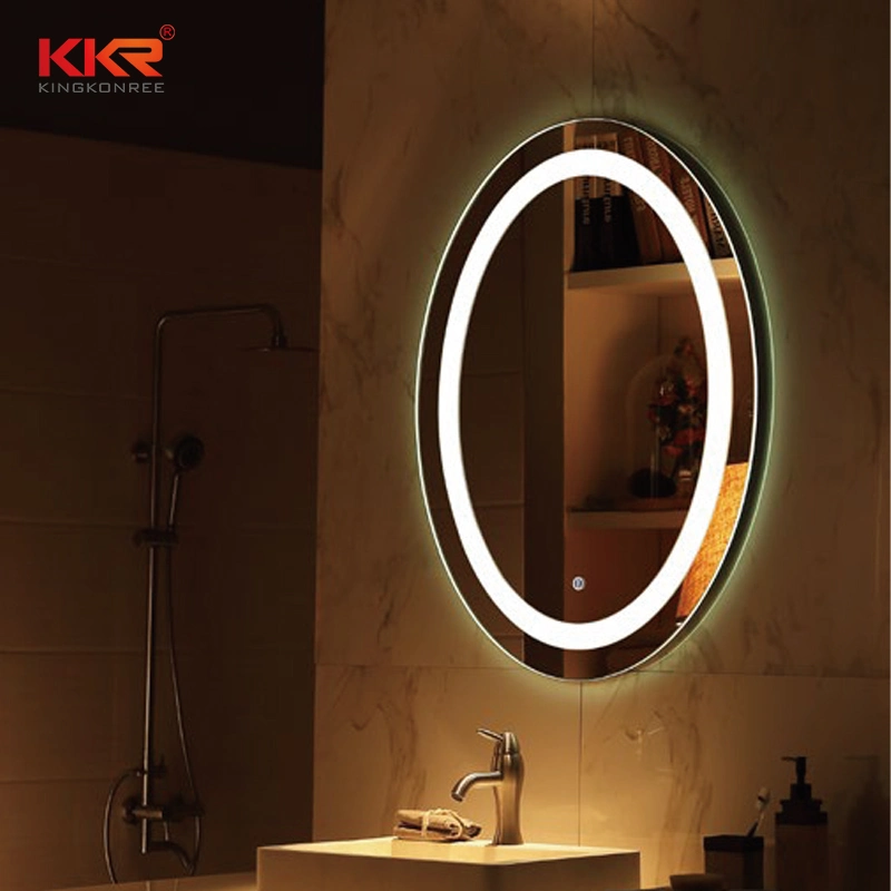 Bathroom Accessories Solid Surface Frame Mirror with Defogger