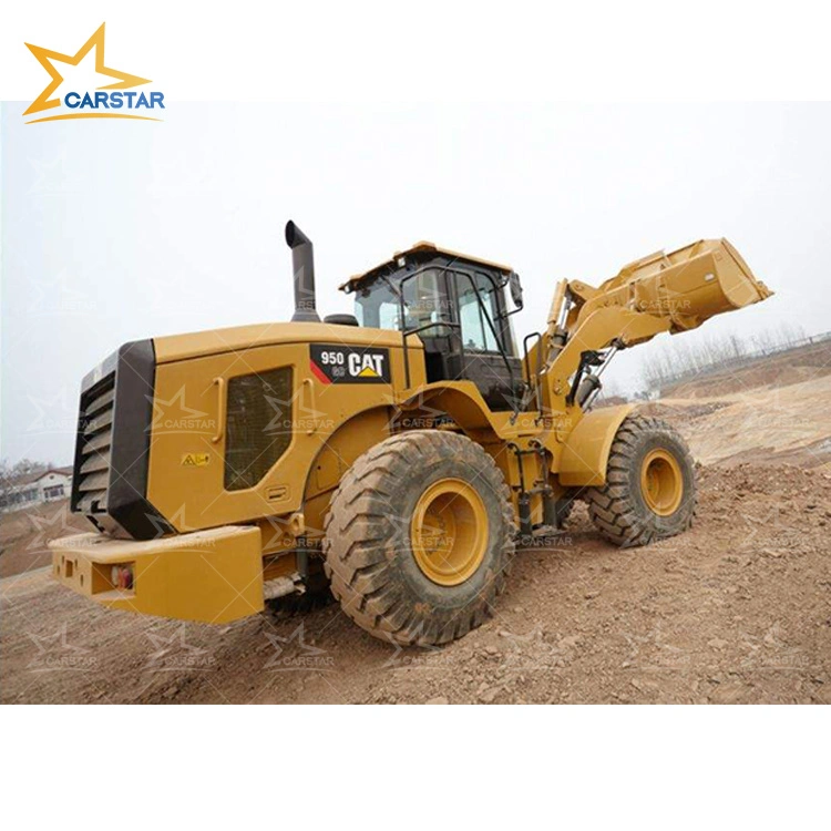 ماكينة التشييد الأصلية ذات الحالة الجيدة للودر بعجل المستخدم من Cat 966e اللودر 938G