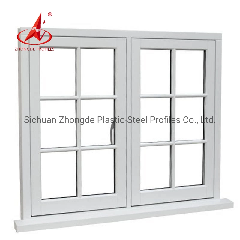 Zhongde Hurricane Impact Water Proof Factory Price Cost-Effective UPVC/PVC/Plastic Windows