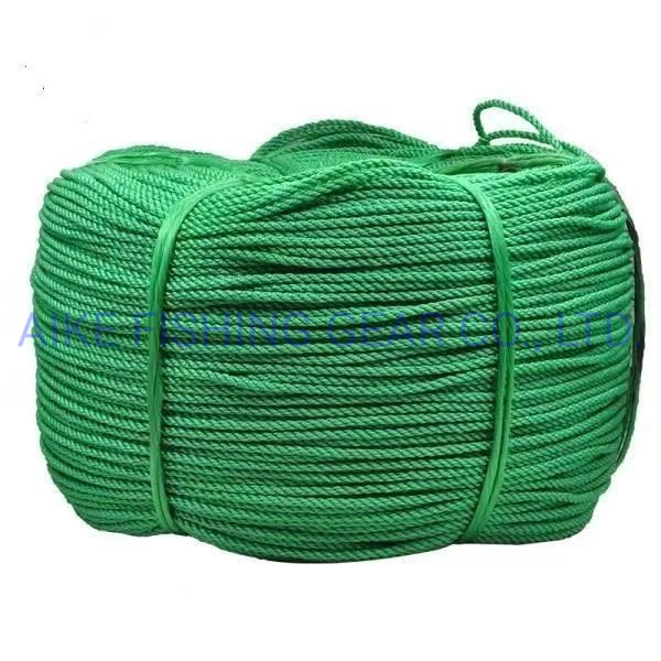 PP/PE/HDPE/Nylon/Polyethylene/Polypropylene/Polyester/Polyamide/Plastic/Kuralon/Twisted/Braided/Clothes/ 2mm to 32mm Braided Ropes